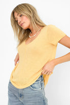 Wearever Tee - Honey Miel by Project Social T | 25 South Boutiques