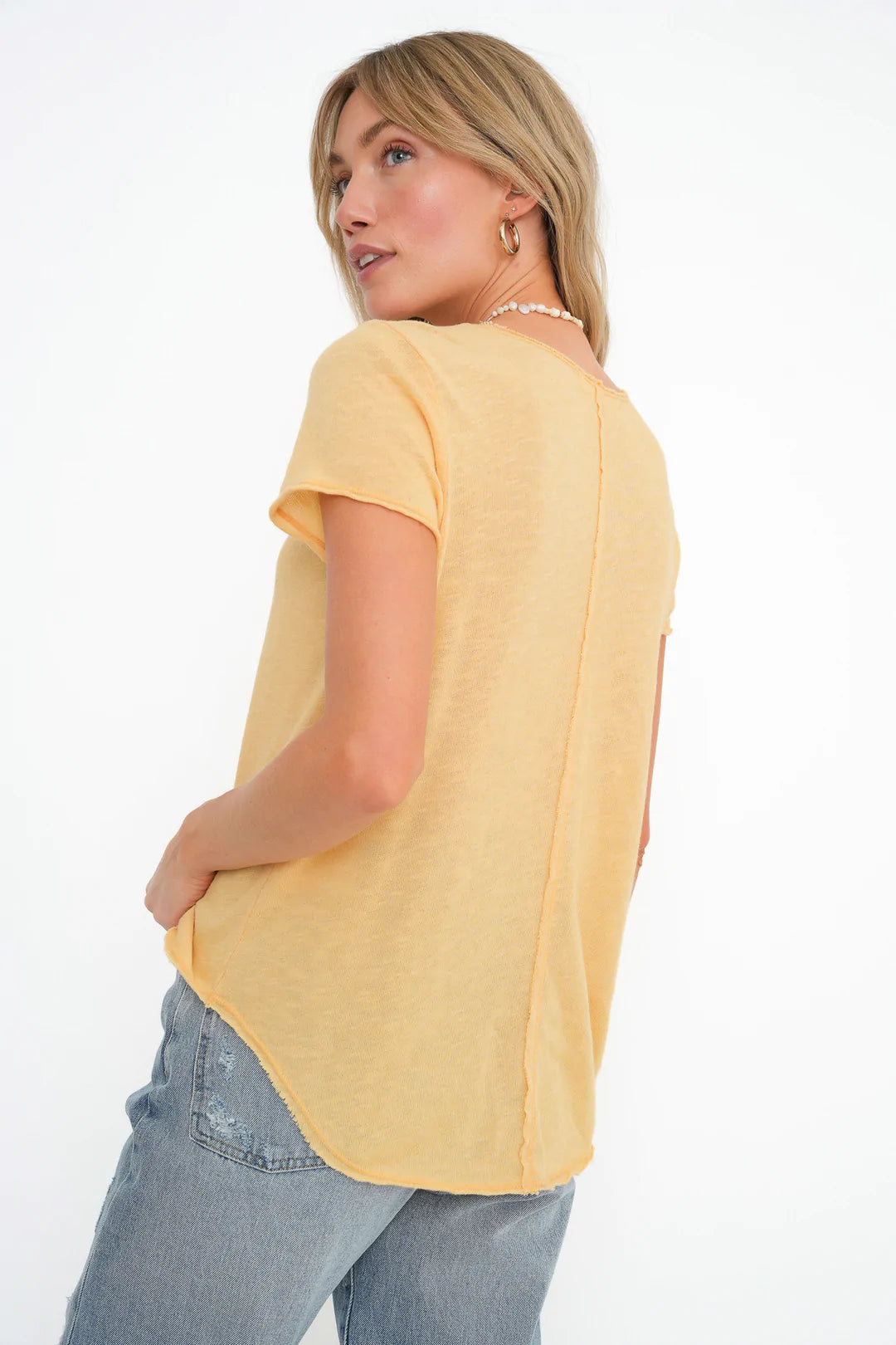 Wearever Tee - Honey Miel by Project Social T — alternate view