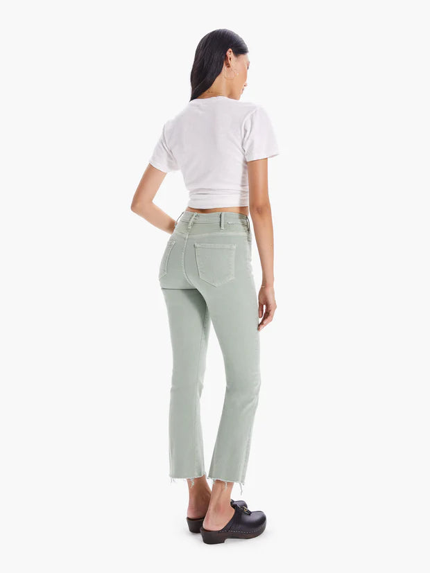 The Hustler Ankle Fray - Iceberg Green by MOTHER — view 3
