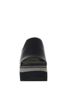 Flow Platform Sandal - Black by Naked Feet — view 4