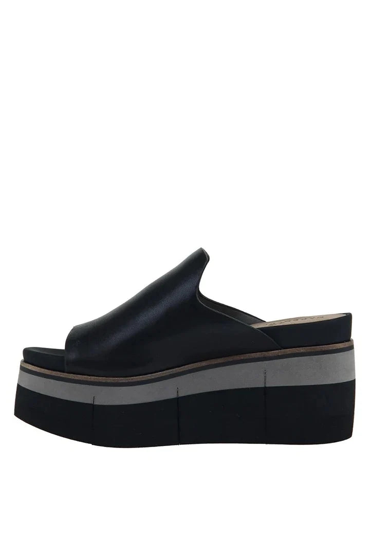 Flow Platform Sandal - Black by Naked Feet — view 3
