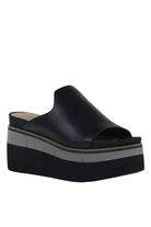 Flow Platform Sandal - Black by Naked Feet | 25 South Boutiques