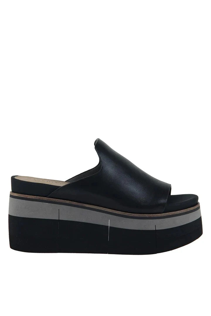 Flow Platform Sandal - Black by Naked Feet — alternate view