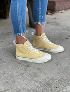 Callista Sneaker - Yellow by Schutz — alternate view