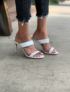 Leia Sandal - White by Schutz — view 5