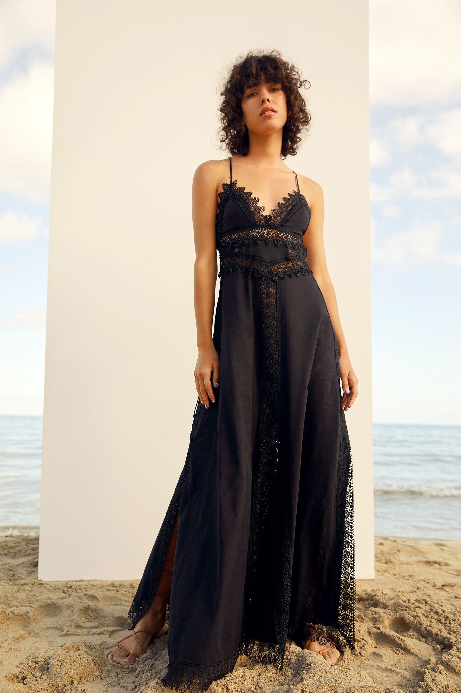 Imagen Long Dress - Black by Charo Ruiz | 25 South Boutiques