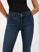 Farrow Skinny High Rise Ankle - Dark Indigo by DL1961 — view 4