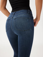 Farrow Skinny High Rise Ankle - Dark Indigo by DL1961 — view 5