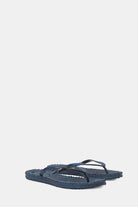 Cheerful Glitter Flip Flops - Indigo by Ilse Jacobsen — alternate view