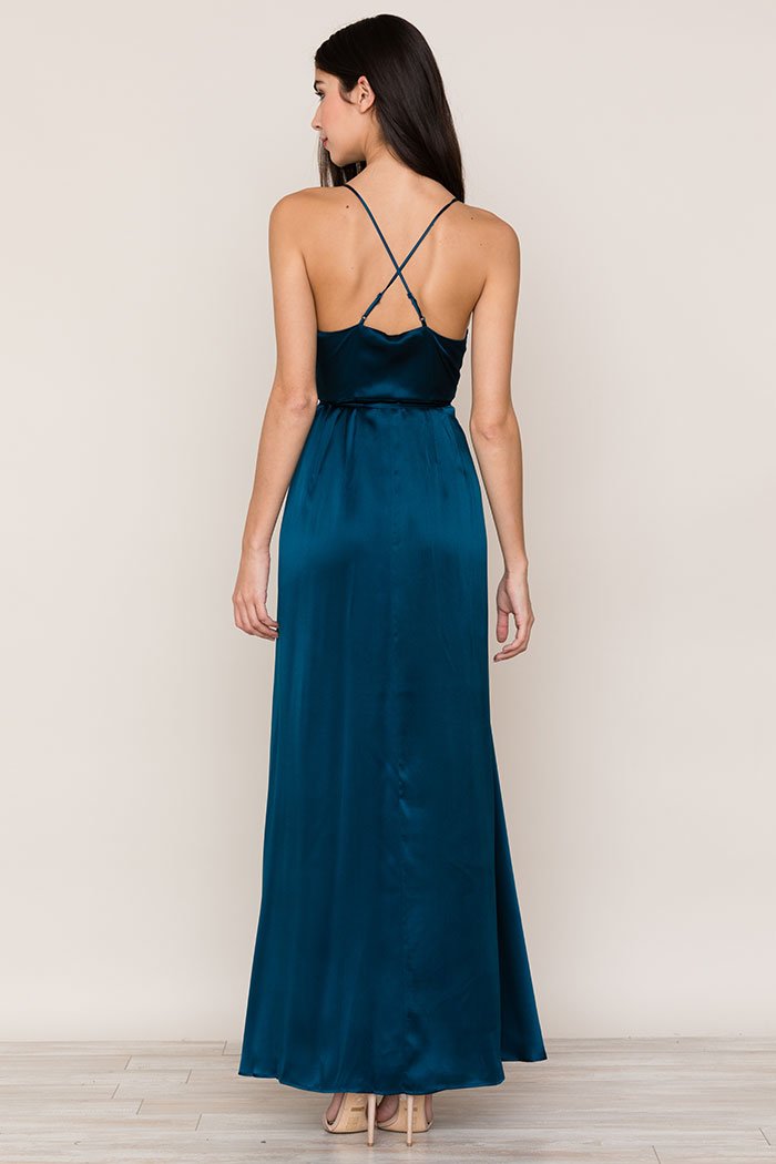 Rush Hour Silk Maxi Dress - Inky by Yumi Kim — alternate view