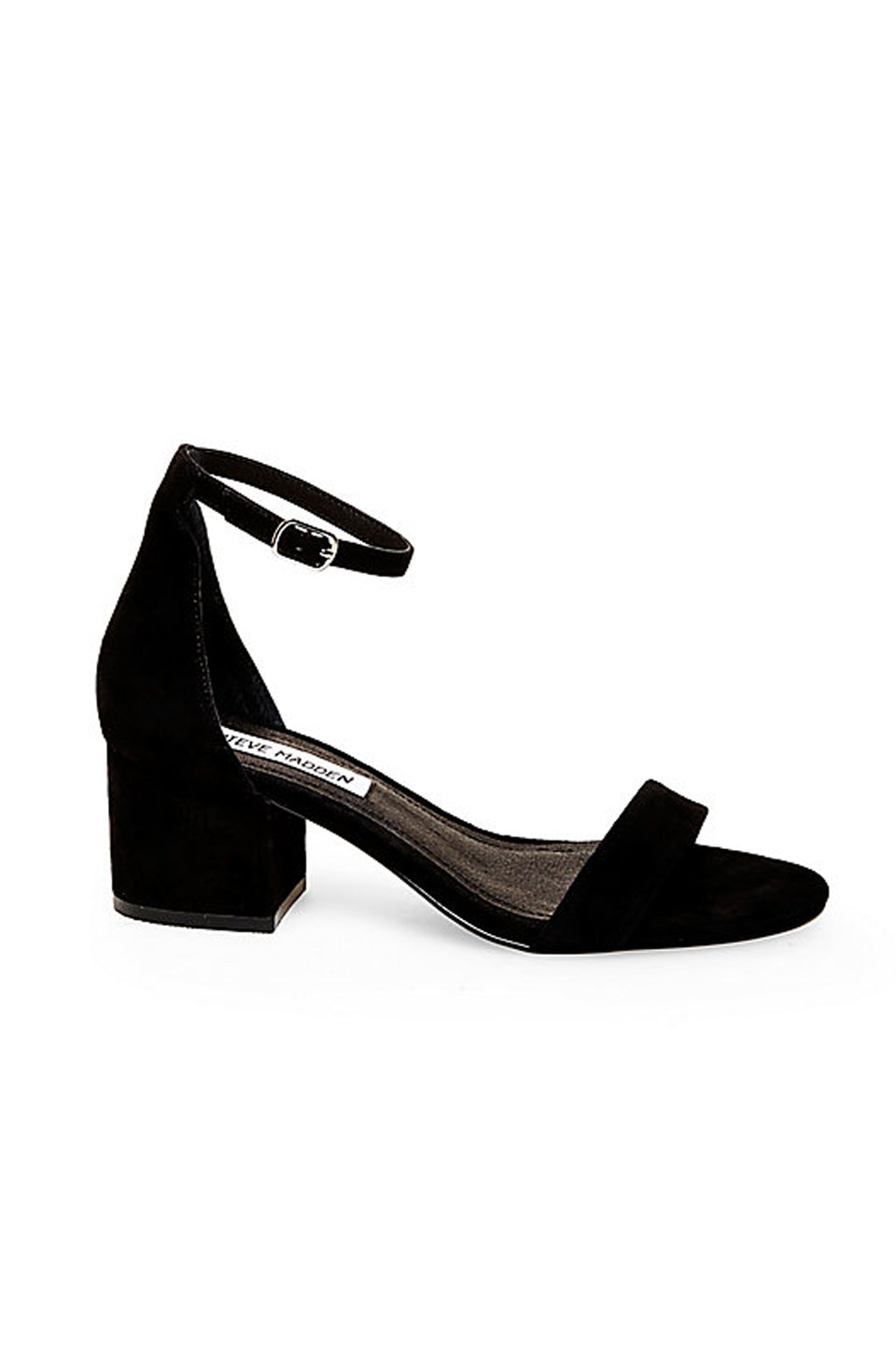 Irenee Heels - Black Suede by Steve Madden — view 3