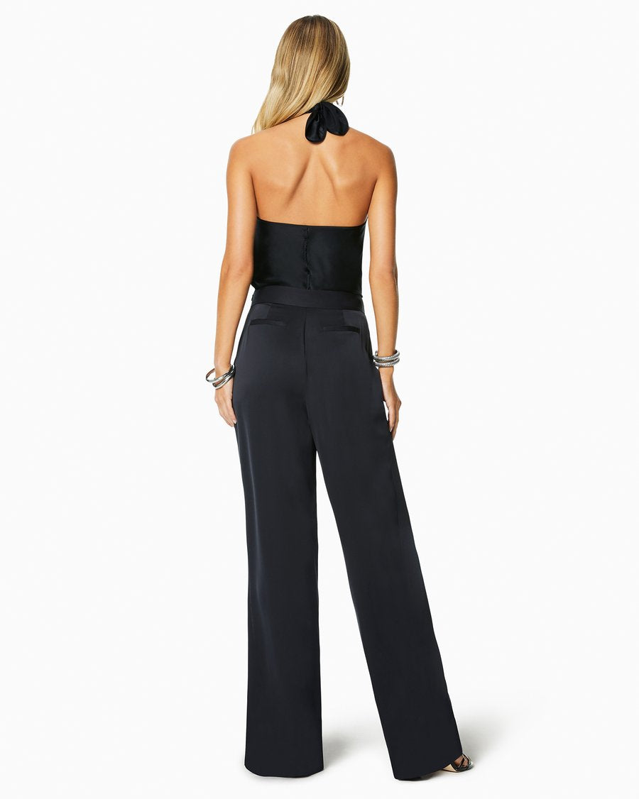 Satin Iris Pant - Black by Ramy Brook — alternate view