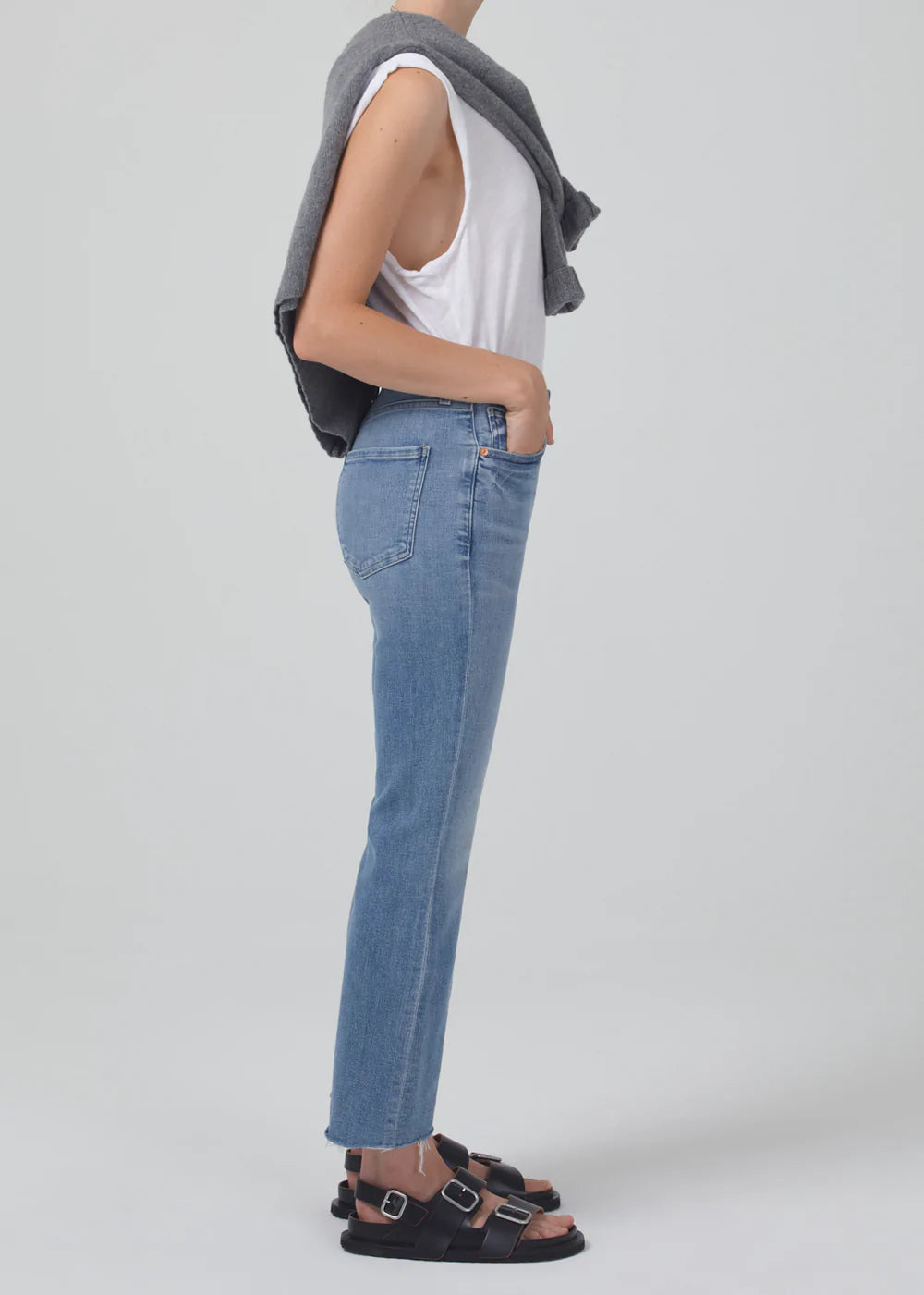 Isola Mid Rise Cropped Boot - Pixie by Citizens of Humanity — view 3