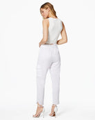 Satin Pocket Allyn Pant - Ivory by Ramy Brook — view 3