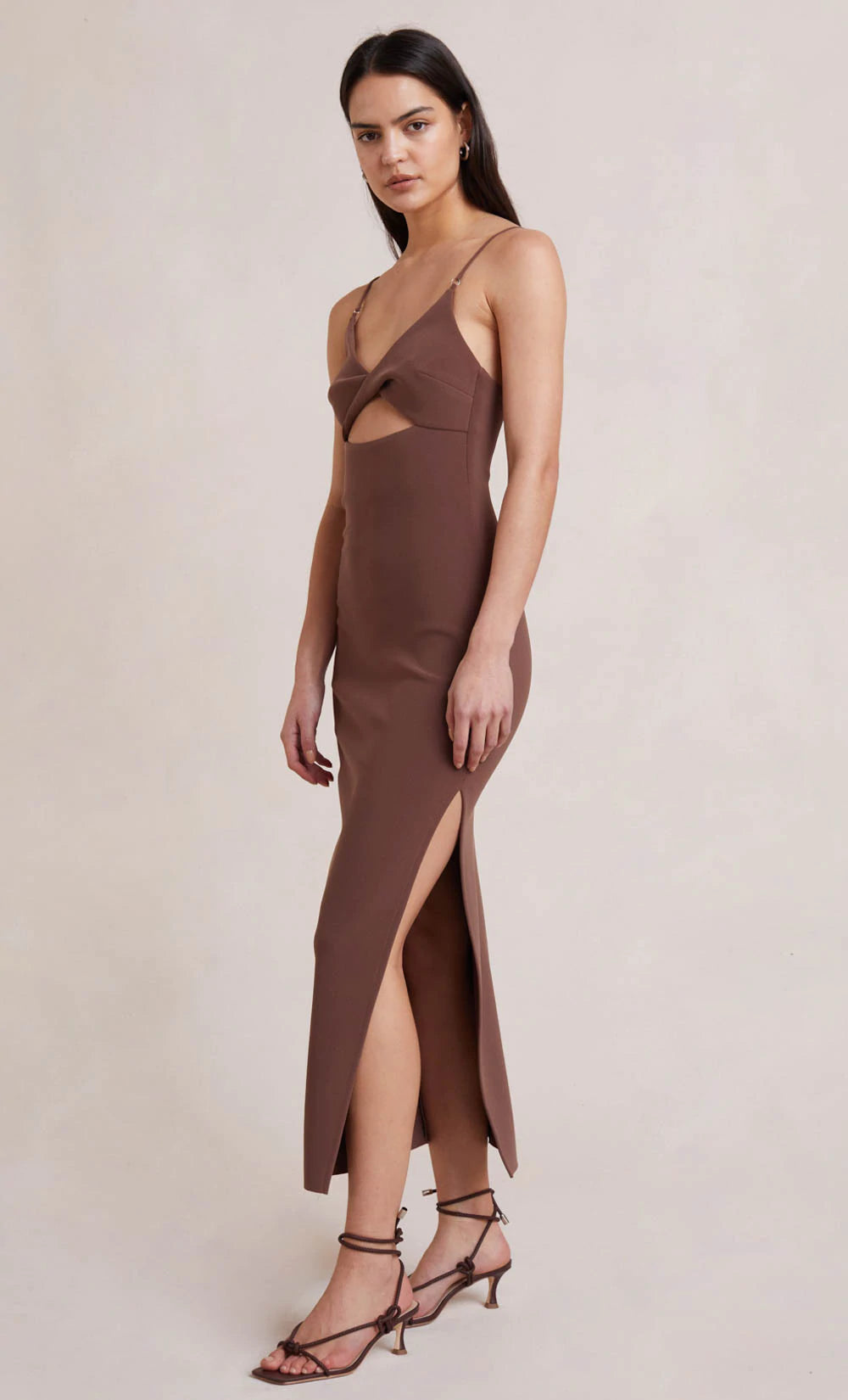 Ivy Midi Dress - Dark Chocolate by Bec & Bridge — alternate view