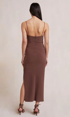 Ivy Midi Dress - Dark Chocolate by Bec & Bridge — view 4