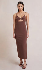 Ivy Midi Dress - Dark Chocolate by Bec & Bridge | 25 South Boutiques