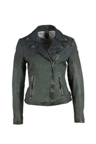 Karyn Leather Jacket - Jade by Mauritius | 25 South Boutiques