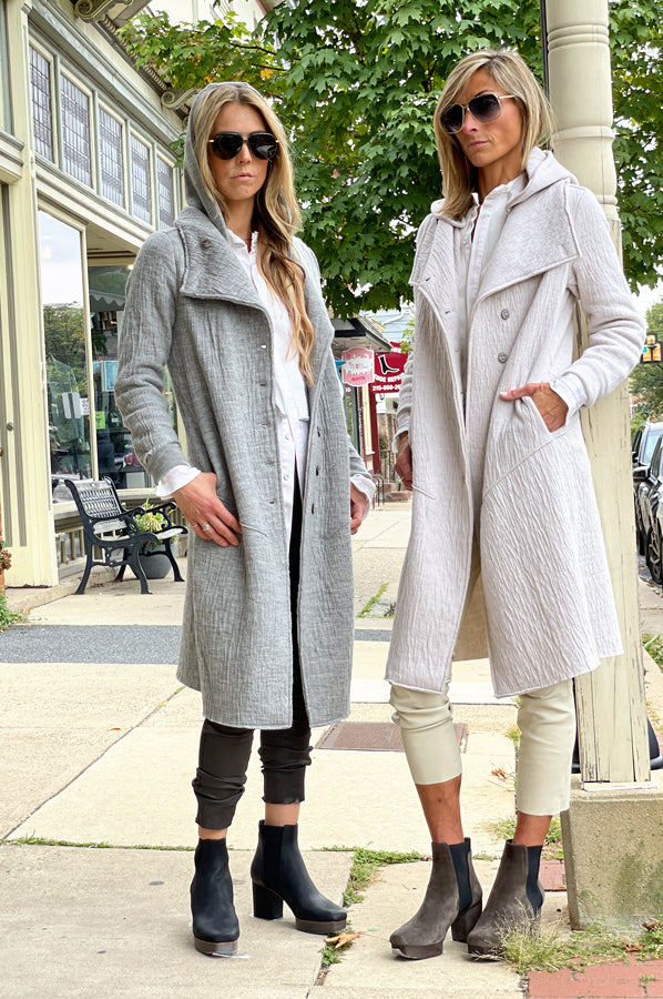 Hooded Coat - Grey by Transit Par-Such — view 7