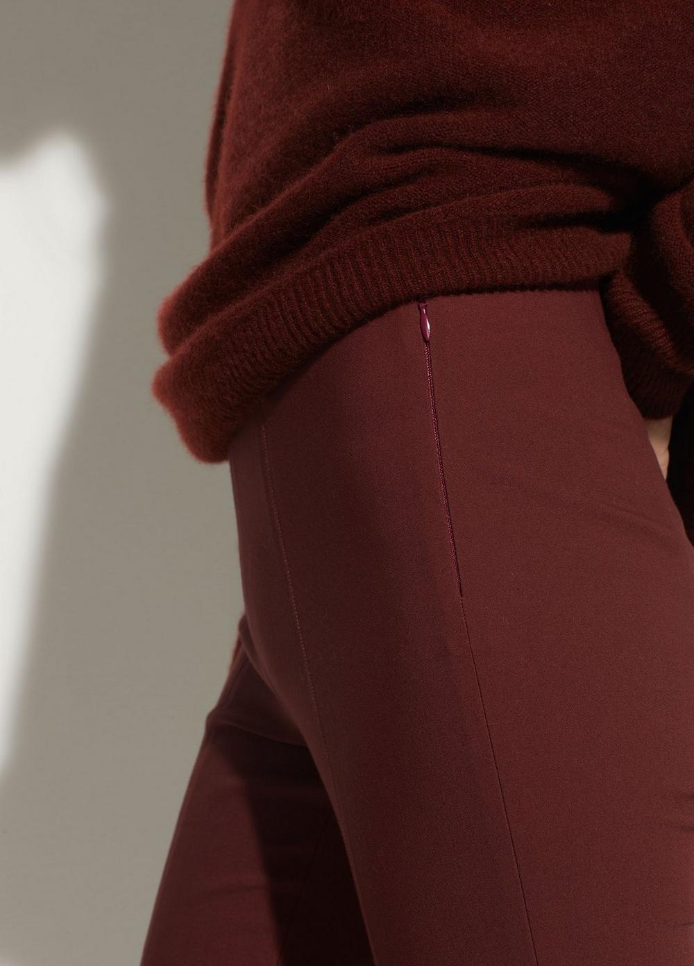 Stitch Front Seam Legging - Dark Jasper by Vince — alternate view