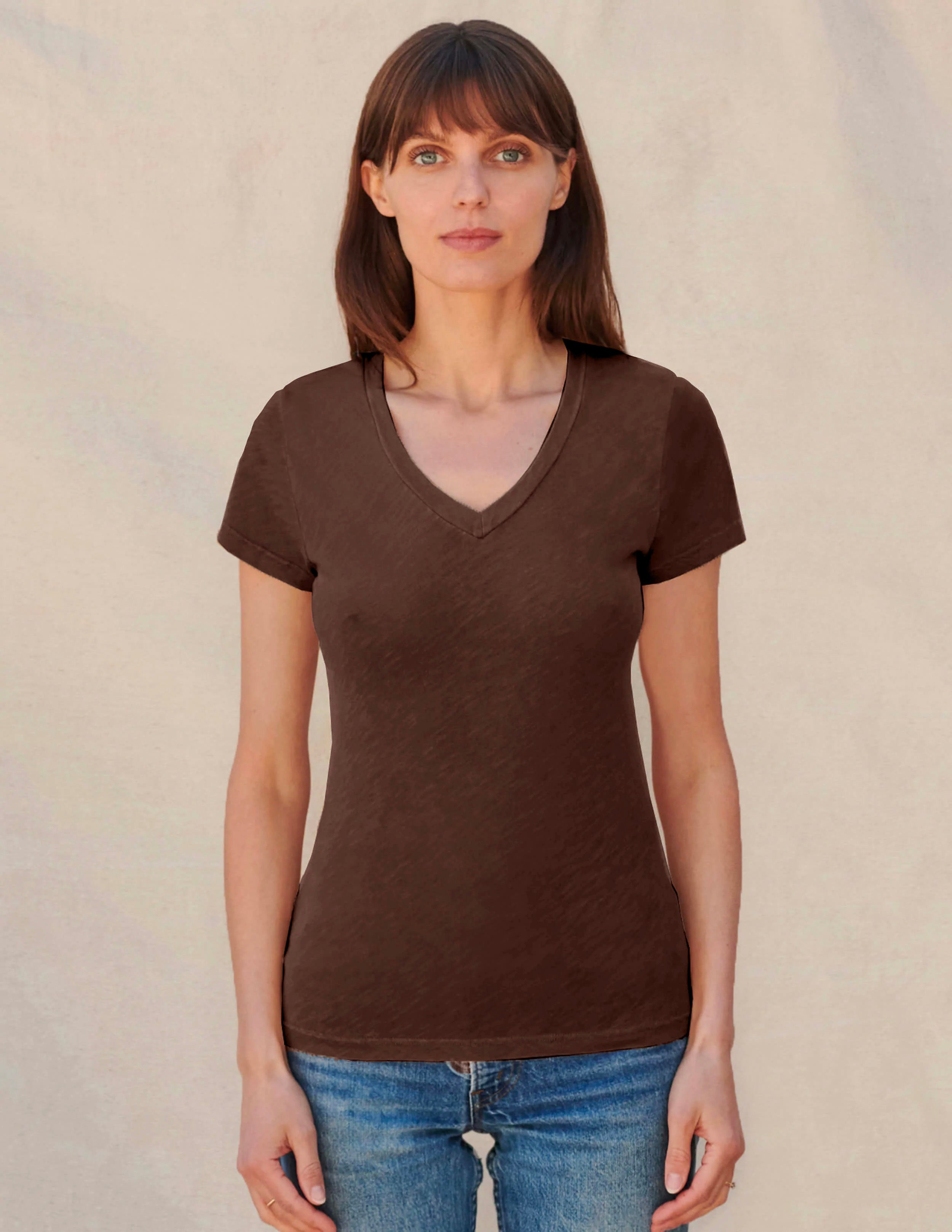 V Neck Tee - Java by Sundry | 25 South Boutiques