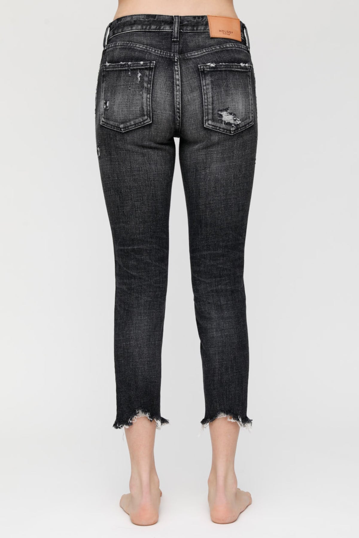 MV Glendele Skinny Jeans - Black by Moussy — alternate view