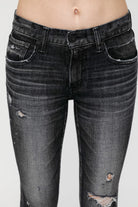 MV Glendele Skinny Jeans - Black by Moussy — view 4