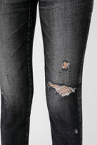 MV Glendele Skinny Jeans - Black by Moussy — view 6