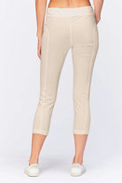 Jetter Crop Legging - Sand by XCVI — view 3