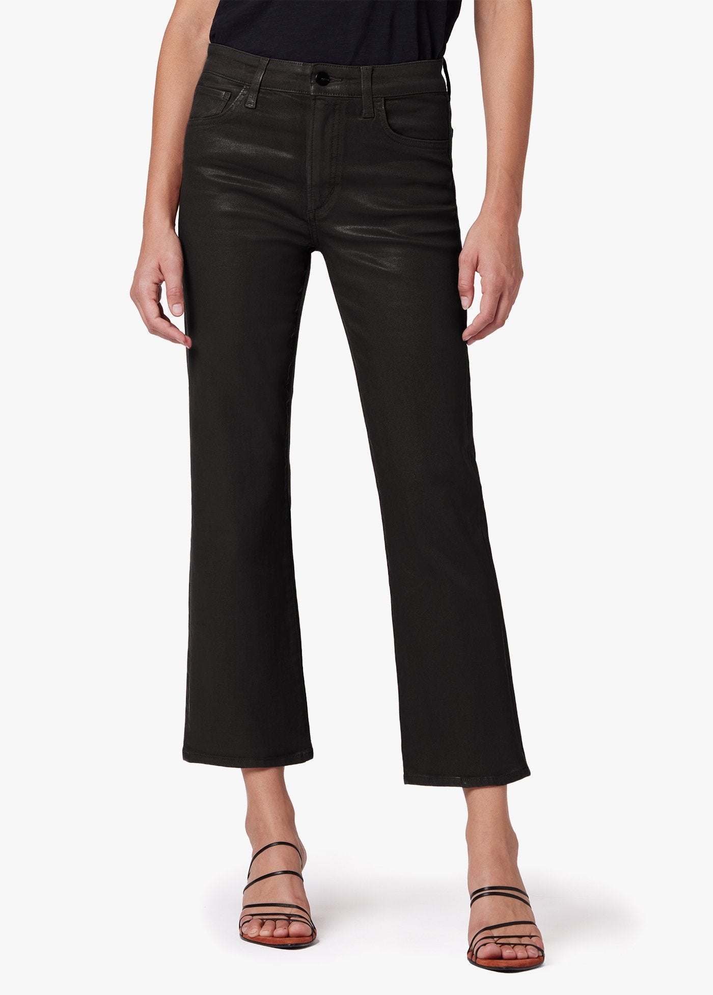 The Callie High Rise Cropped Coat Bootcut - Black by Joe's Jeans | 25 South Boutiques