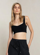 Jordana Knit Bra - Black by A.L.C | 25 South Boutiques