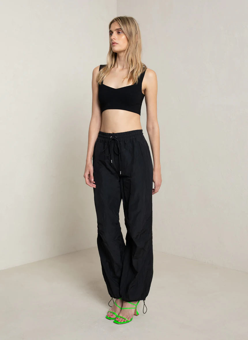 Jordana Knit Bra - Black by A.L.C — view 4