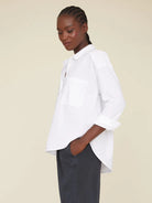 Jordy Crisp Shirt - White by Xirena — view 3
