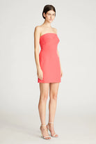 Kalani Stretch Crepe Dress - Rhubarb by Halston — view 4