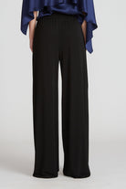 Katelyn Jersey Pant - Black by Halston — alternate view