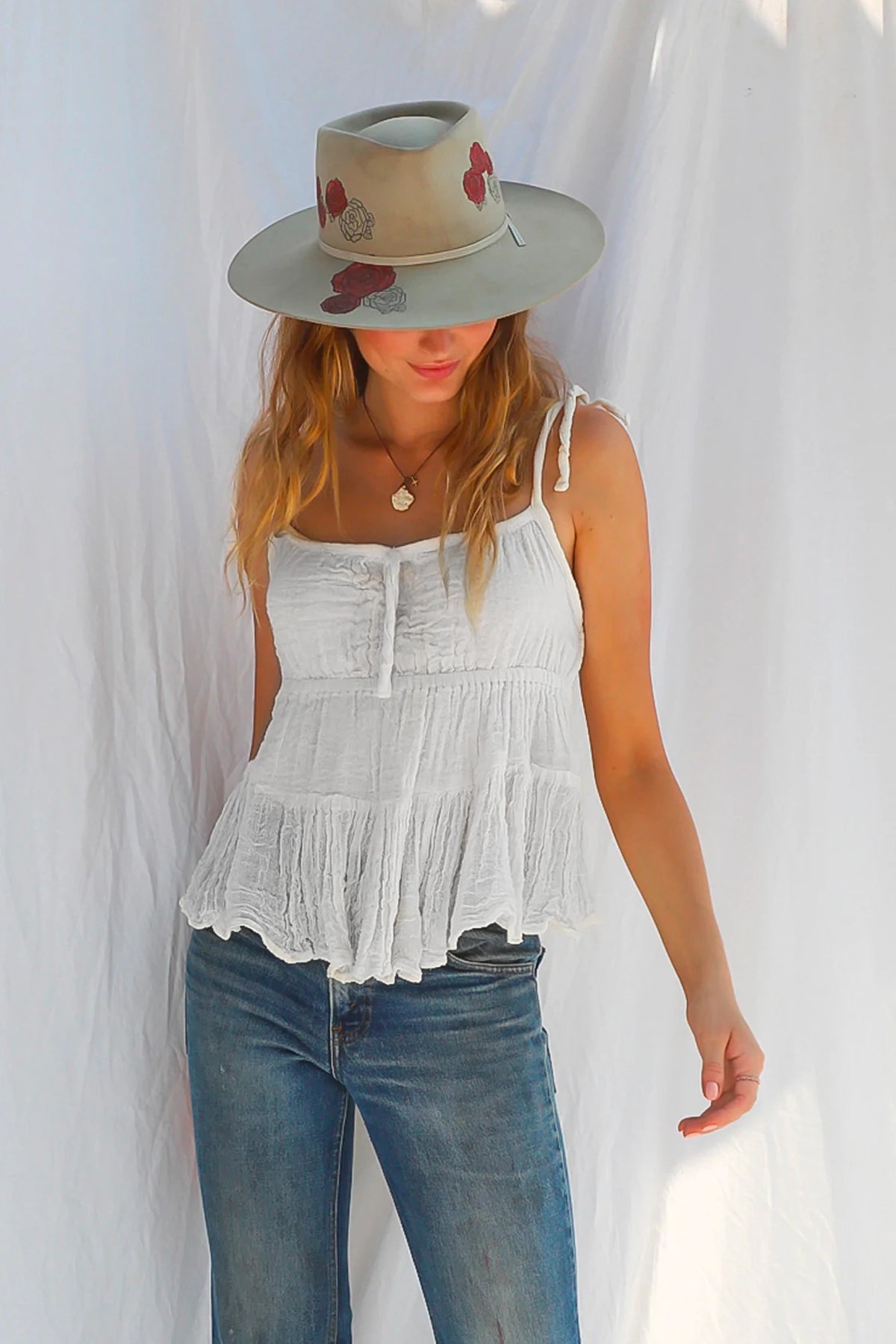 Kearny Top - White Gauze by Jen's Pirate Booty | 25 South Boutiques