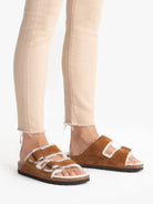 The High Waisted Looker Ankle Fray - Khaki by MOTHER — alternate view