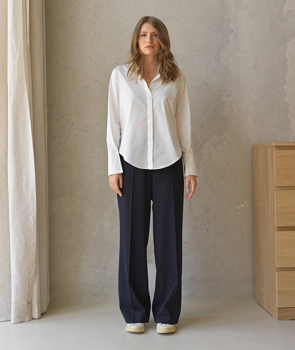 Kirstie Shirt - Optic White by Hana San — alternate view
