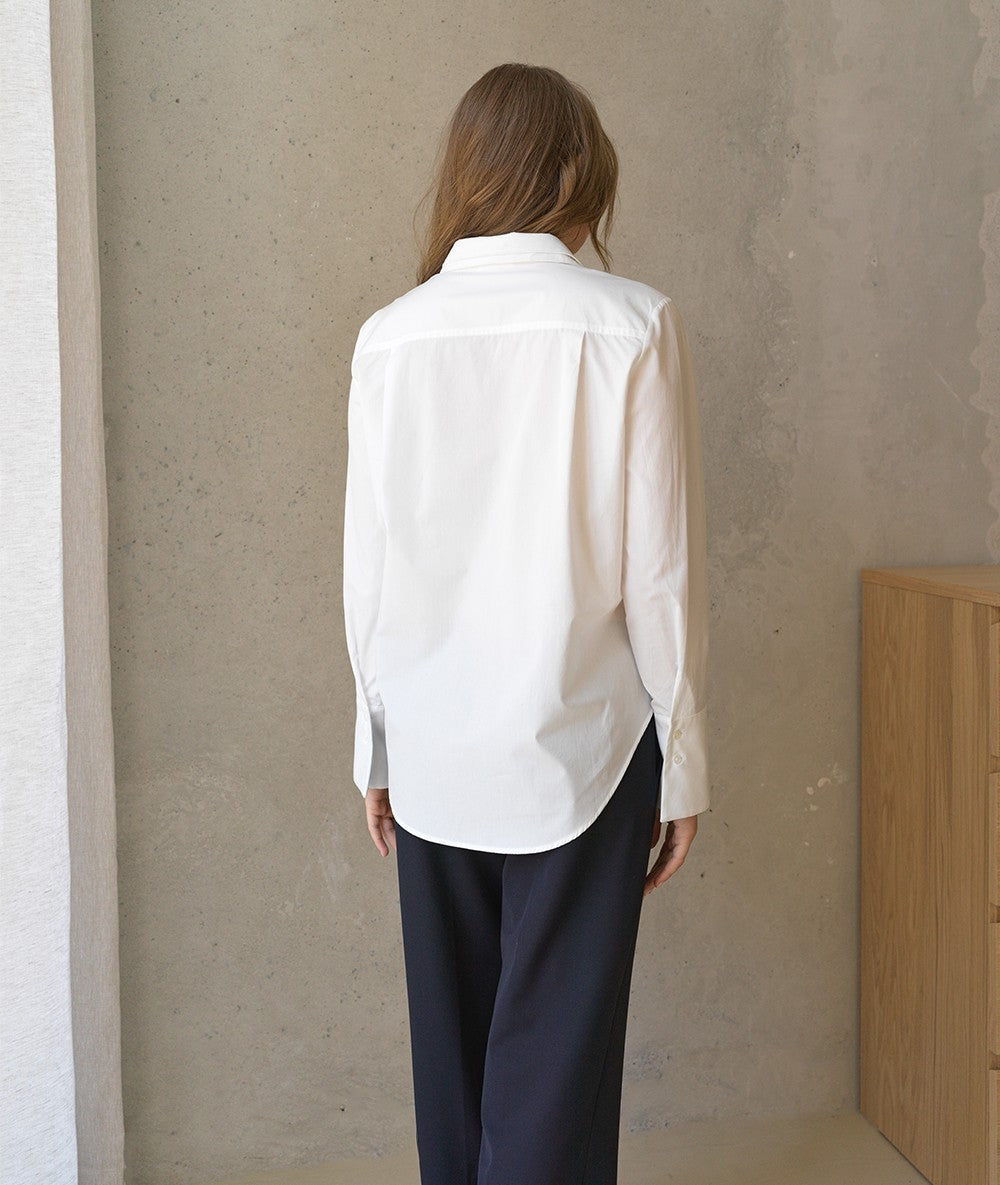 Kirstie Shirt - Optic White by Hana San — view 4