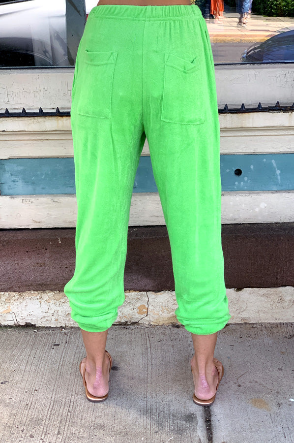 Luna Jogger Loop Terry - Kiwi by Southcott — view 3