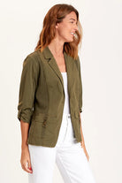 Winslow Blazer - Kombu Pigment by XCVI — alternate view