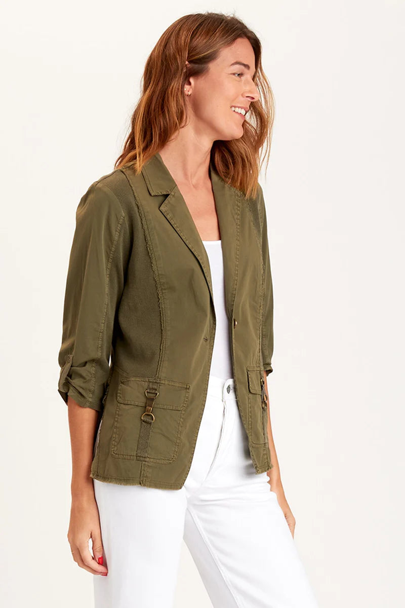 Winslow Blazer - Kombu Pigment by XCVI — alternate view