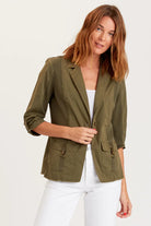 Winslow Blazer - Kombu Pigment by XCVI | 25 South Boutiques