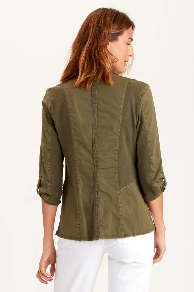 Winslow Blazer - Kombu Pigment by XCVI — view 3