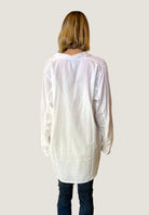 Oversized Blouse - White by Kristensen — alternate view