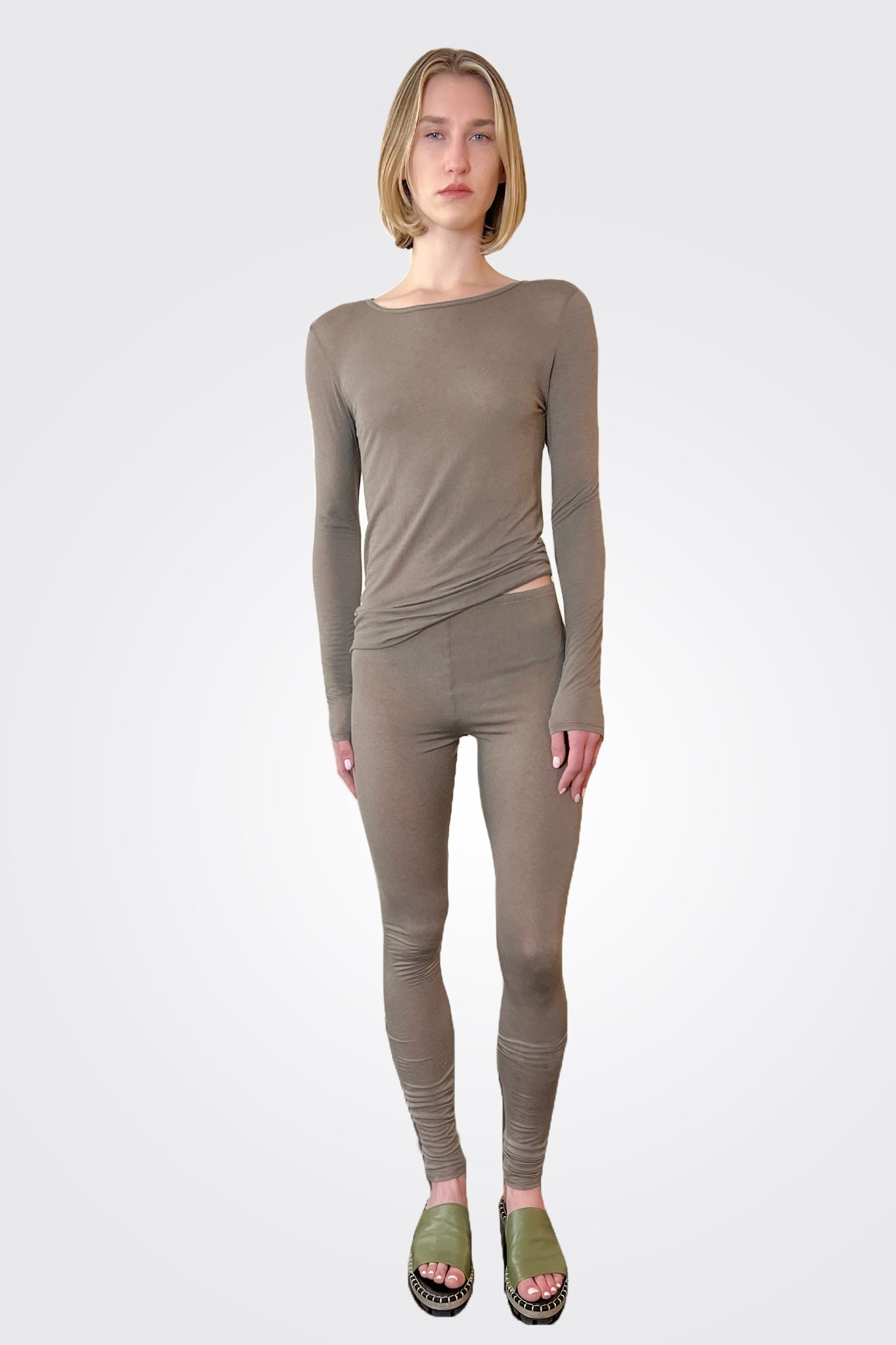 Jersey Leggings - Clay by Kristensen | 25 South Boutiques