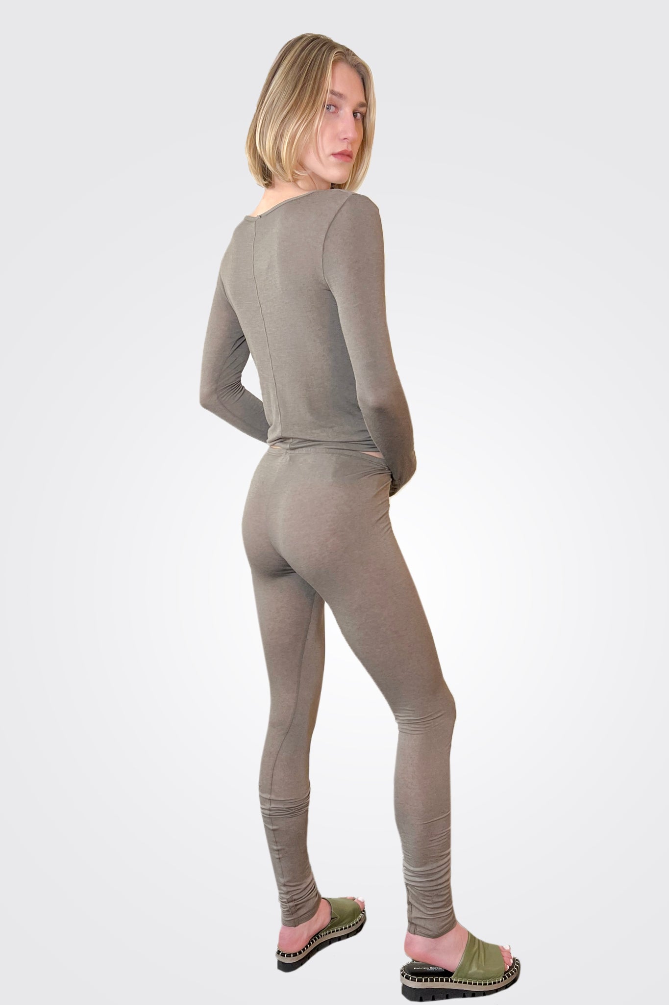 Jersey Leggings - Clay by Kristensen — alternate view