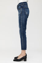 MV Lancaster Skinny Jeans - Dark Blue by Moussy — view 4