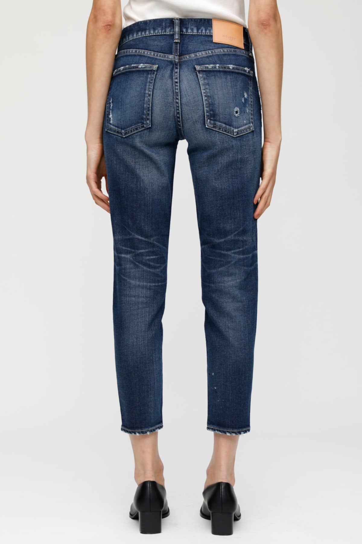 MV Lancaster Skinny Jeans - Dark Blue by Moussy — view 5