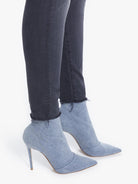 High Waisted Looker Ankle Fray - Lighting Up Lanterns by MOTHER — view 3